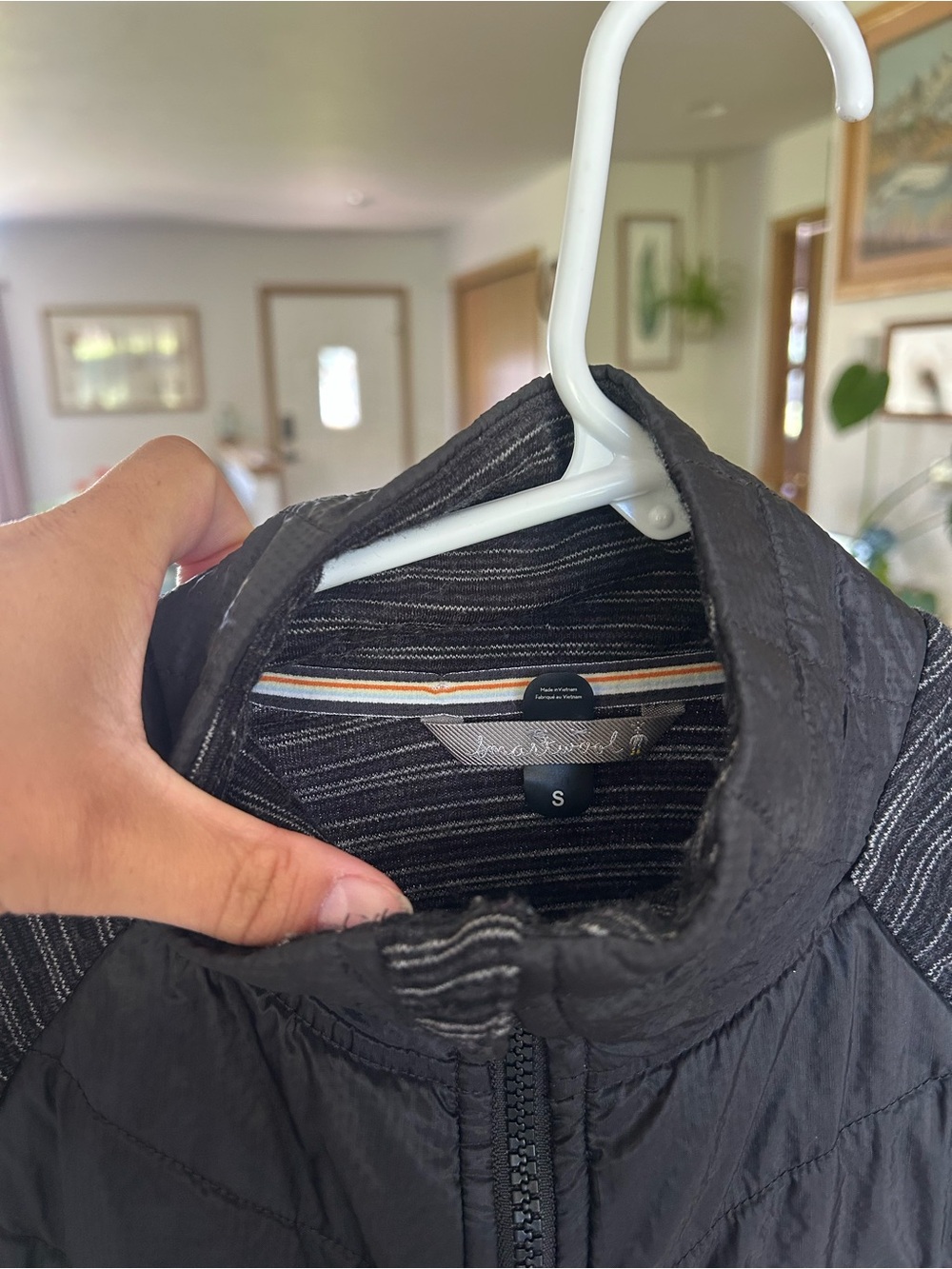 Smartwool Black Quilted Lightweight Puffer Jacket